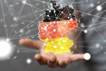 © vegefox.com - stock.adobe.com Kartenumriss von Deutschland
